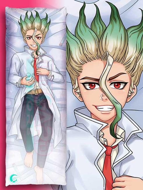 DR STONE Senku Ishigami Body Pillow case dakimakura by Purishira-3